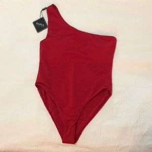 Zaful Red One piece swimsuit. NWT. Size S. Small.